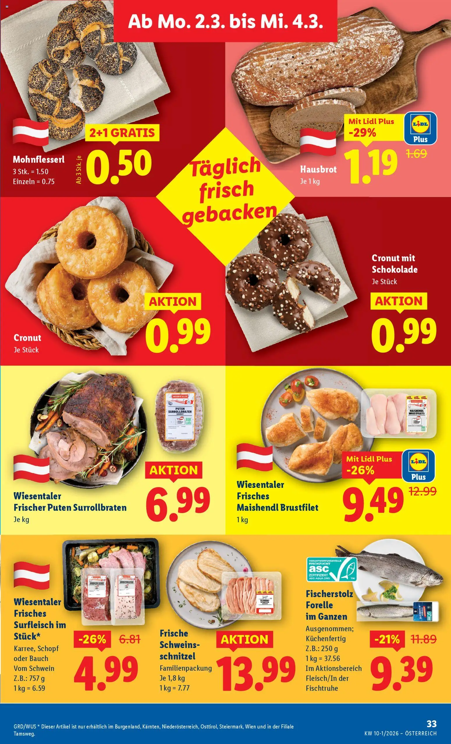Lidl Flugblatt - Oberpullendorf, Güssing, Oberwart gültig ab 26.02.2026 | Seite: 38 | Produkte: Schokolade