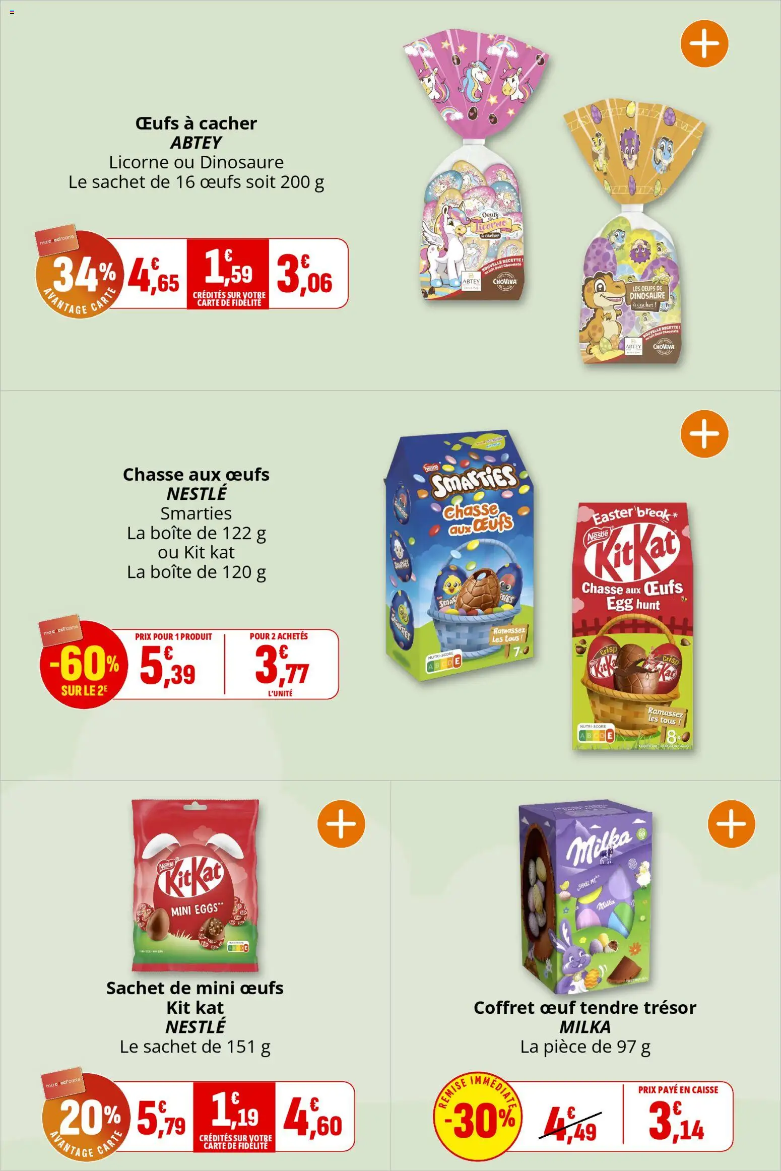 {H1} | Page: 15 | Produits: Lait, Œufs