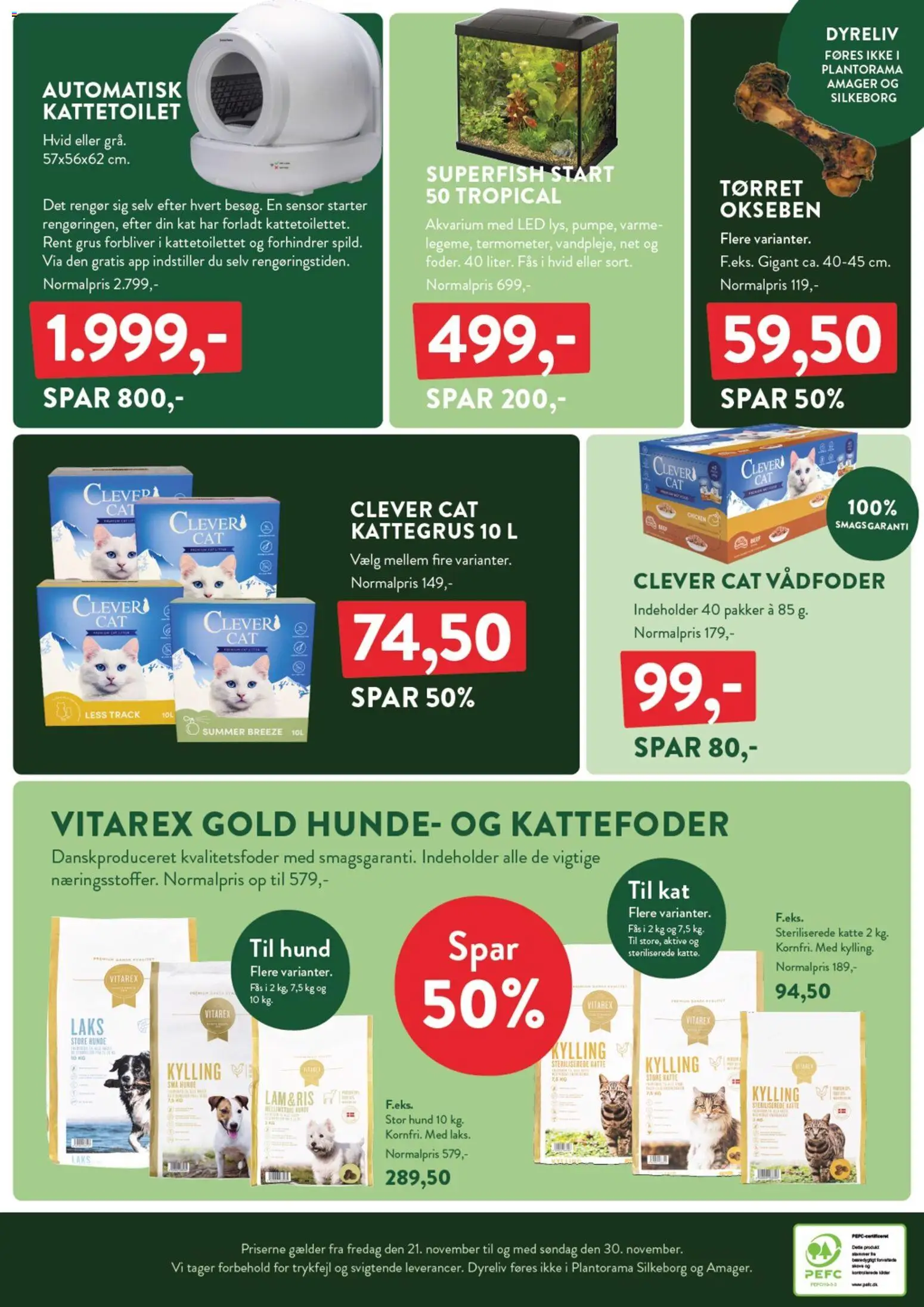 Plantorama tilbudsavis – gyldig fra 21.11.2025 | Side: 10 | Produkter: Ris, Kattefoder