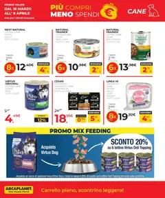 Anteprima del volantino Arcaplanet volantino valido a partire dal 16.03.2026 | Pagina: 11 | Prodotti: Paté, Pollo, Verdure, Prosciutto