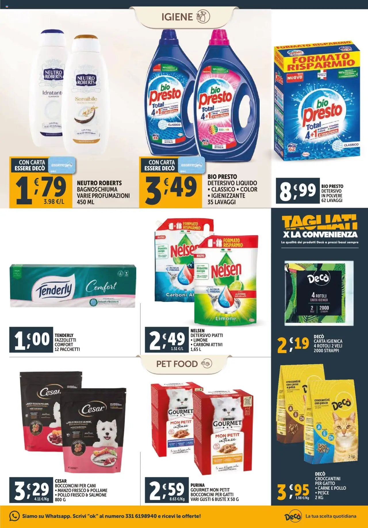Volantino Decò del 16.10.2025 | Pagina: 15 | Prodotti: Bagnoschiuma, Salmone, Limone, Cocco