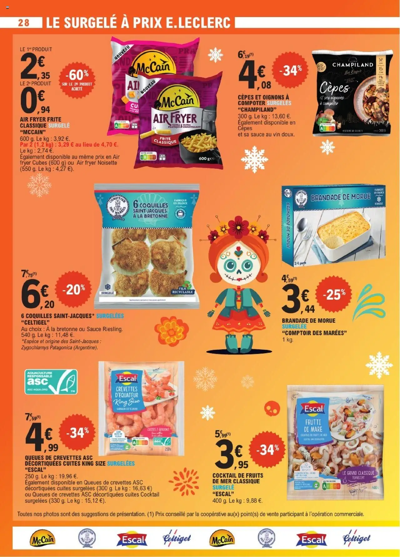 {H1} | Page: 28 | Produits: Fruits de mer, Crevettes, Air fryer, Vin