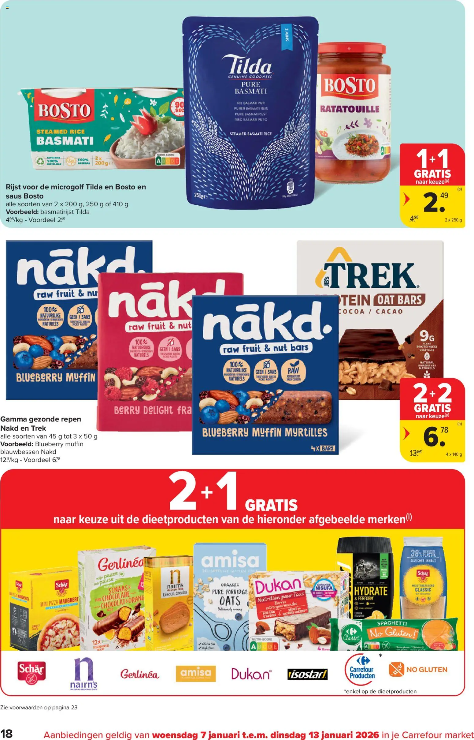 {H1} | Pagina: 18 | Producten: Pizza, Repen, Microgolf, Chocolade