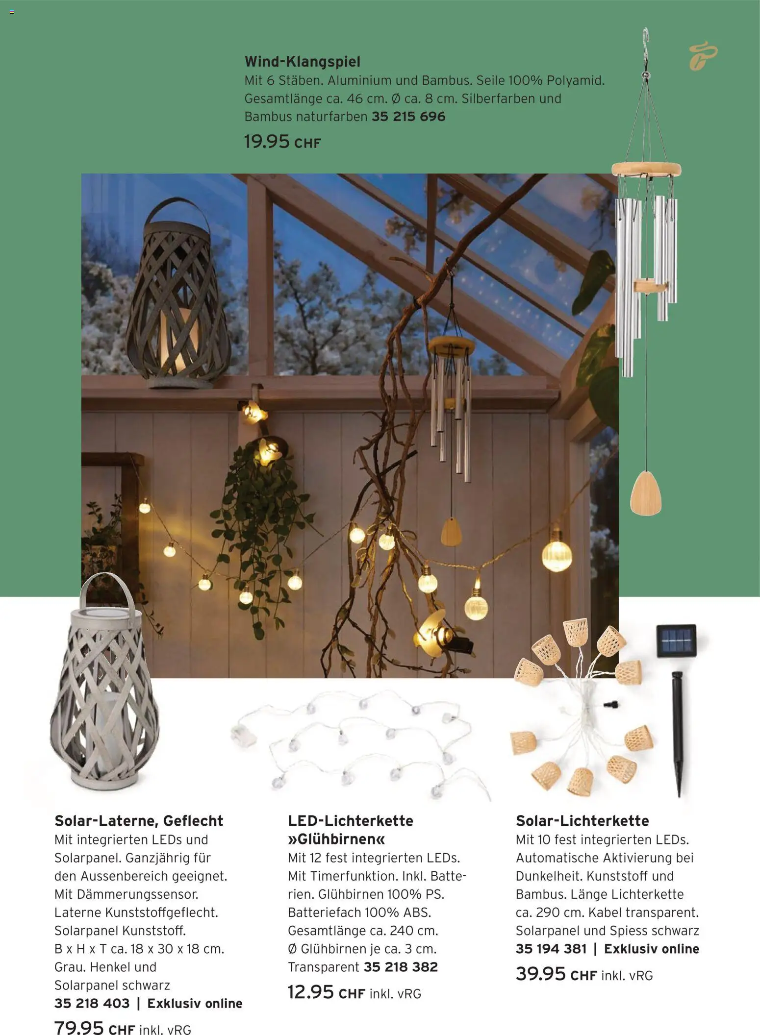 Tchibo aktionen Glück wächst im Grünen – gültig ab 07.04.2026 | Seite: 19 | Produkte: Kabel