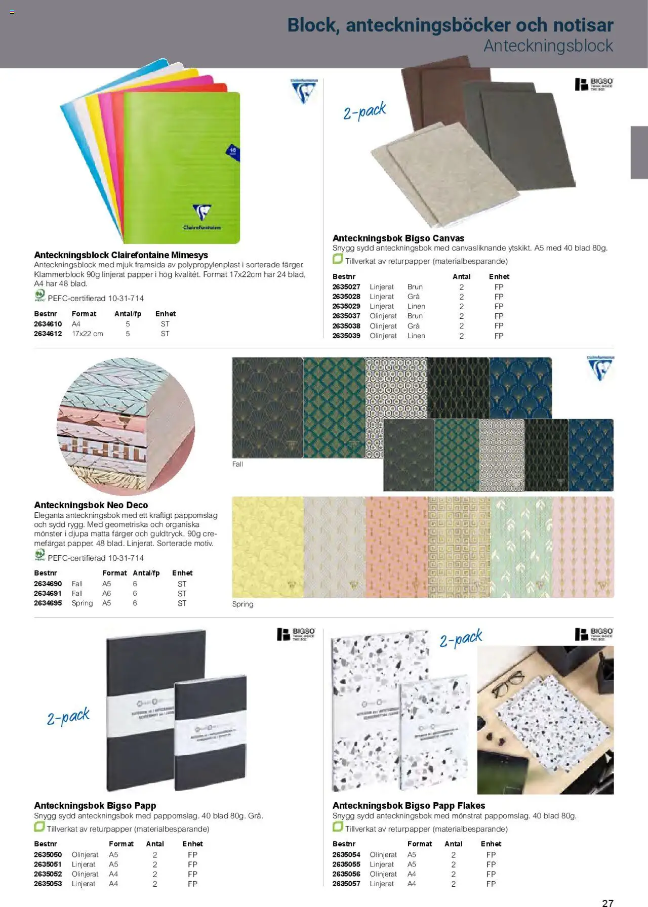 Office Depot reklamblad aktuell från 01.02.2025 | Sida: 29 | Produkter: Matta, Papper, Anteckningsbok, Anteckningsblock