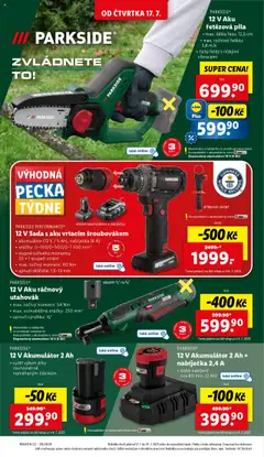 Lidl leták od 17.07.2025 | Strana: 34 | Produkty: Parkside, Aku řetězová pila, Guinness, Pila
