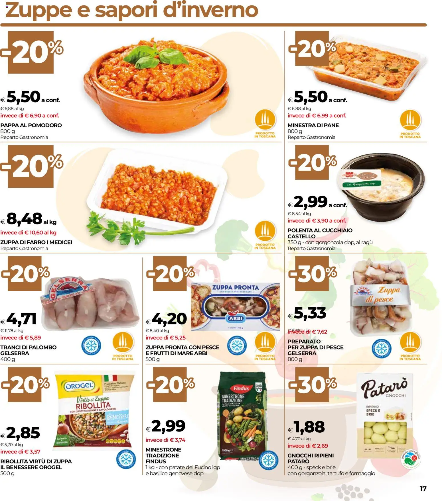Volantino COOP del 15.01.2026 | Pagina: 17 | Prodotti: Speck, Pane, Pesce, Patate