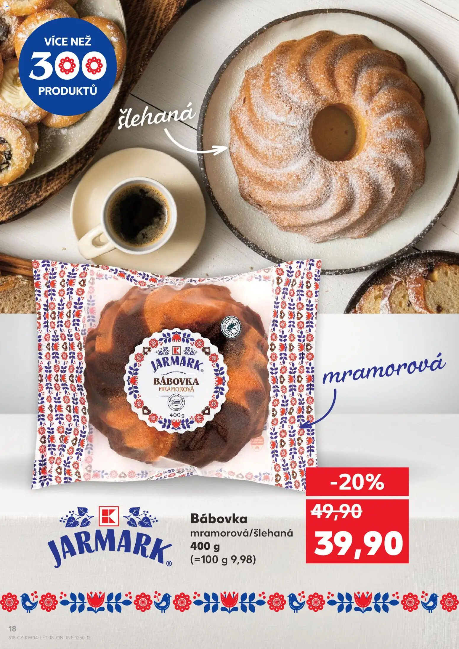 Kaufland leták - Praha 8 od 21.01.2026 | Strana: 18 | Produkty: Bábovka