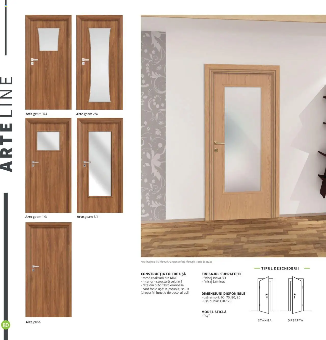 Noul catalog Proges – valabil de la 01.08.2025 | Pagină: 80 | Produse: Ușă