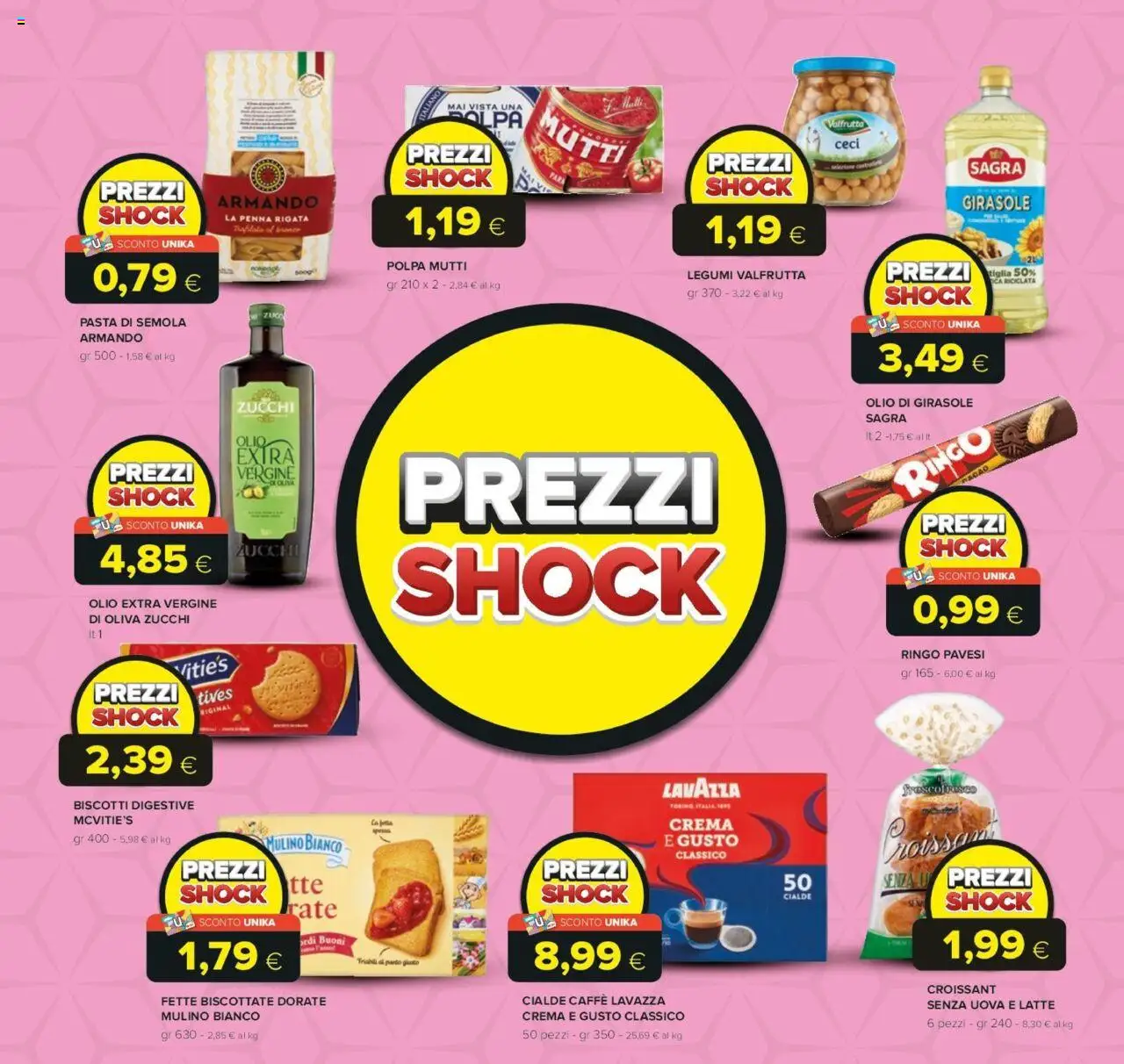 Volantino Oasi del 24.07.2025 | Pagina: 2 | Prodotti: Crema, Latte, Olio extra vergine, Lavazza