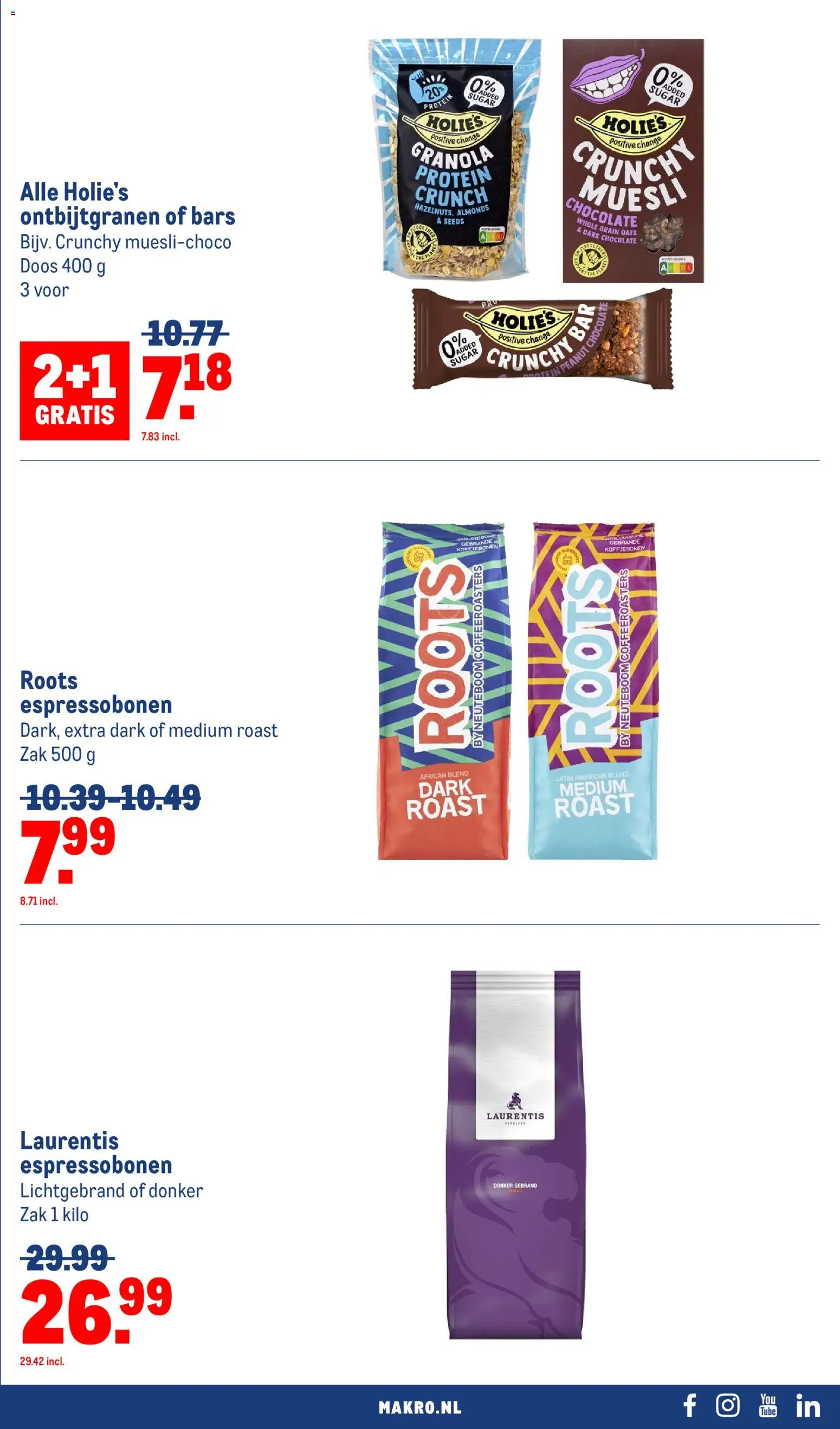 {H1} | Pagina: 31 | Producten: Koffiebonen, Zak, Muesli, Tortilla lap