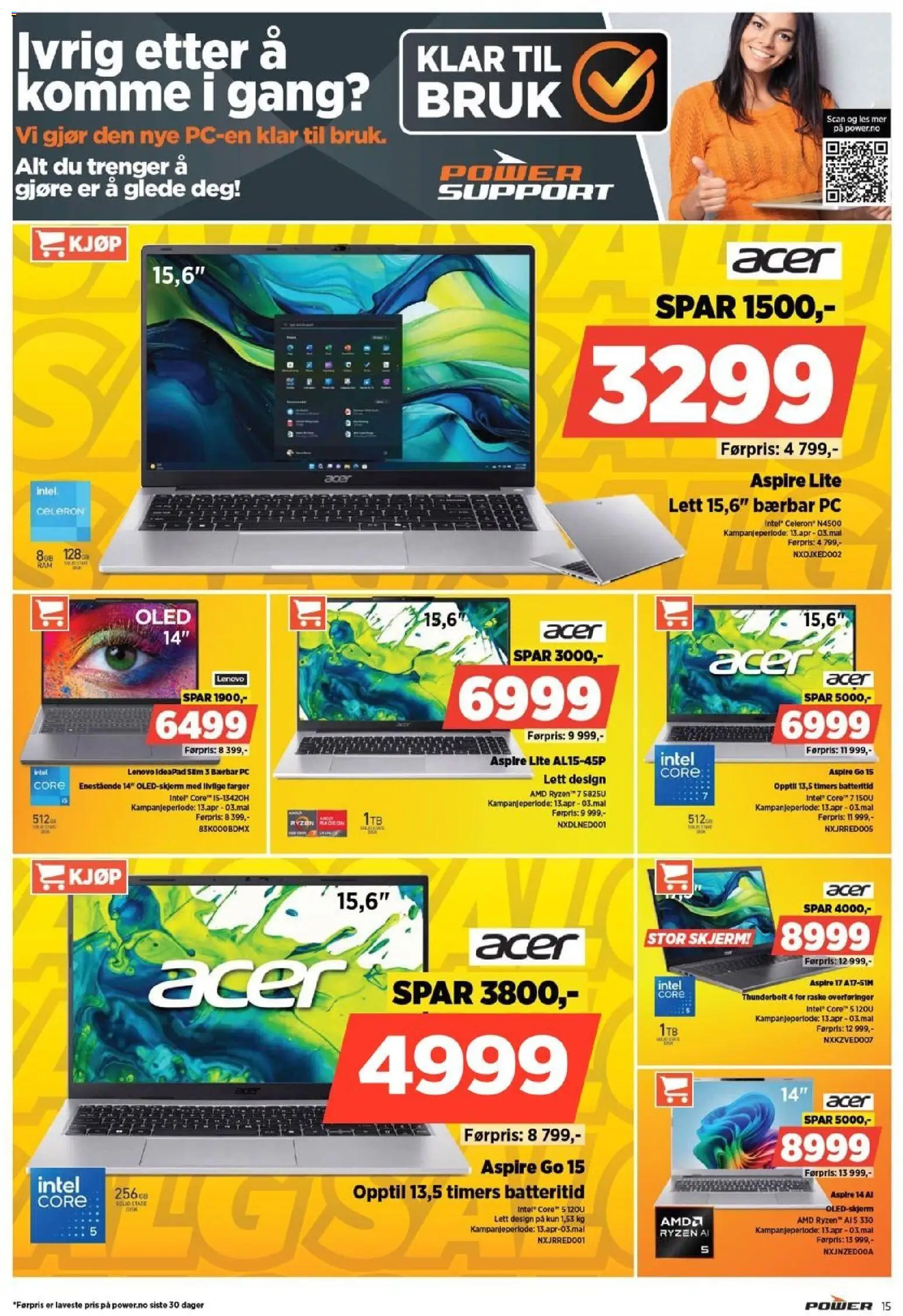 {H1} | Side: 15 | Produkter: Skjerm, Pc, Thon en boite