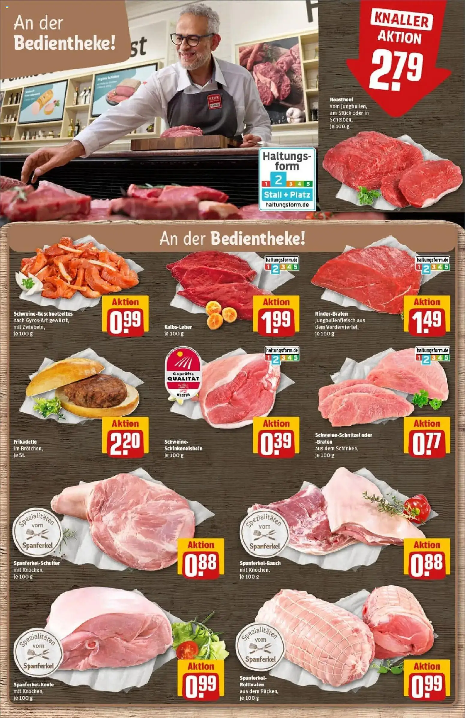 Rewe prospekt Friedrichsdorf	 – gültig ab 26.01.2026 | Seite: 9 | Produkte: Rinderbraten, Roastbeef, Gyros