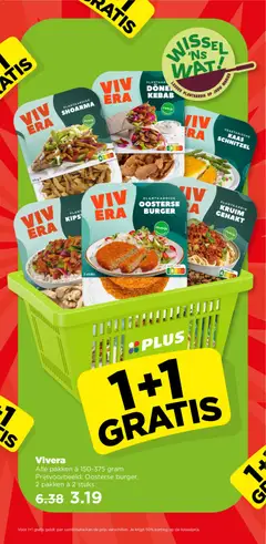 VIV RA KAAS SCHNITZEL, Vegetarische kaas schnitzel - Voorbeeld van een folder van Plus, geldig van 25.02.2026 | Pagina: 5