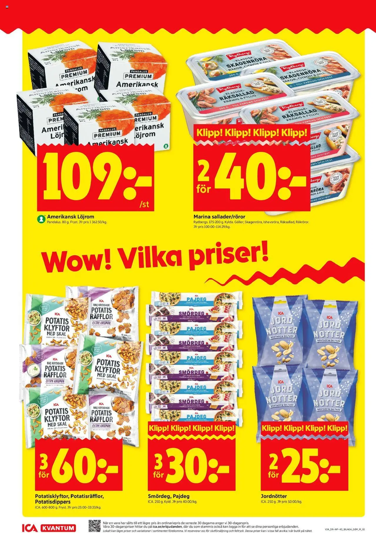 ICA Kvantum reklamblad aktuell från 09.06.2025 | Sida: 12 | Produkter: Jord, Jordnötter, Potatis, Citron