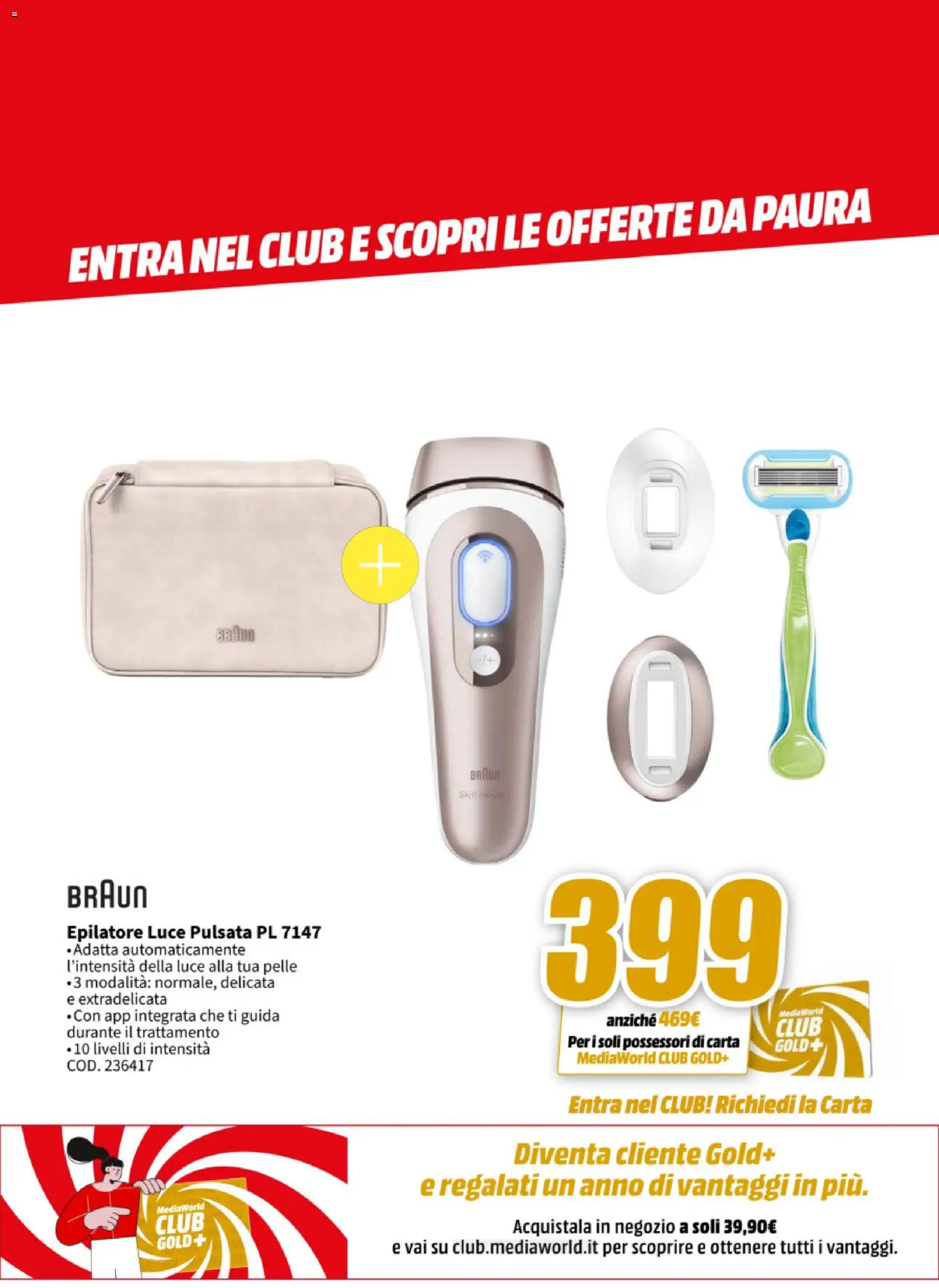 Volantino Media World del 27.10.2025 | Pagina: 65 | Prodotti: Epilatore