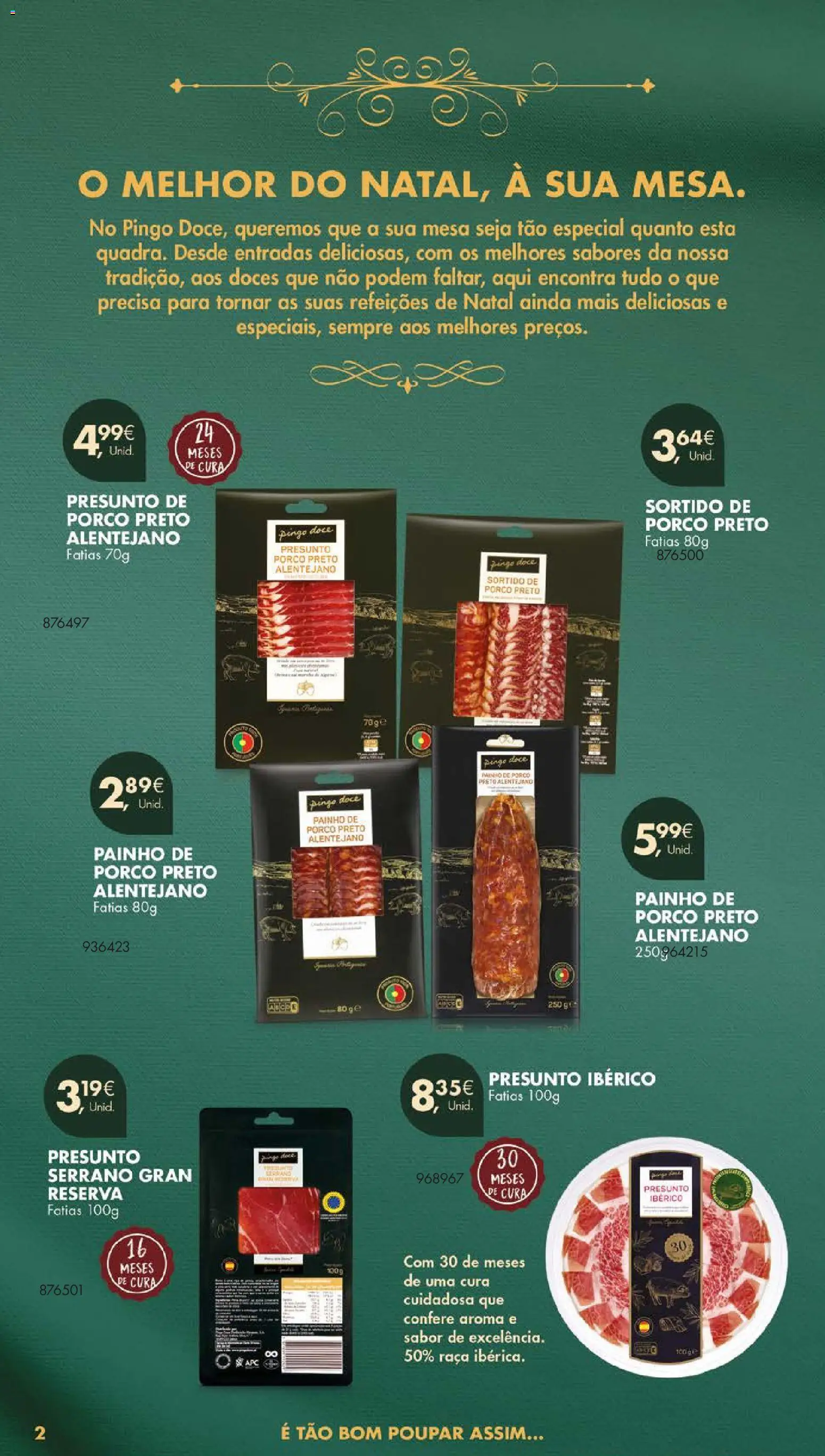 Pingo Doce folheto │ válido de 04.11.2025 | Página: 6 | Produtos: Mesa, Presunto, Doces
