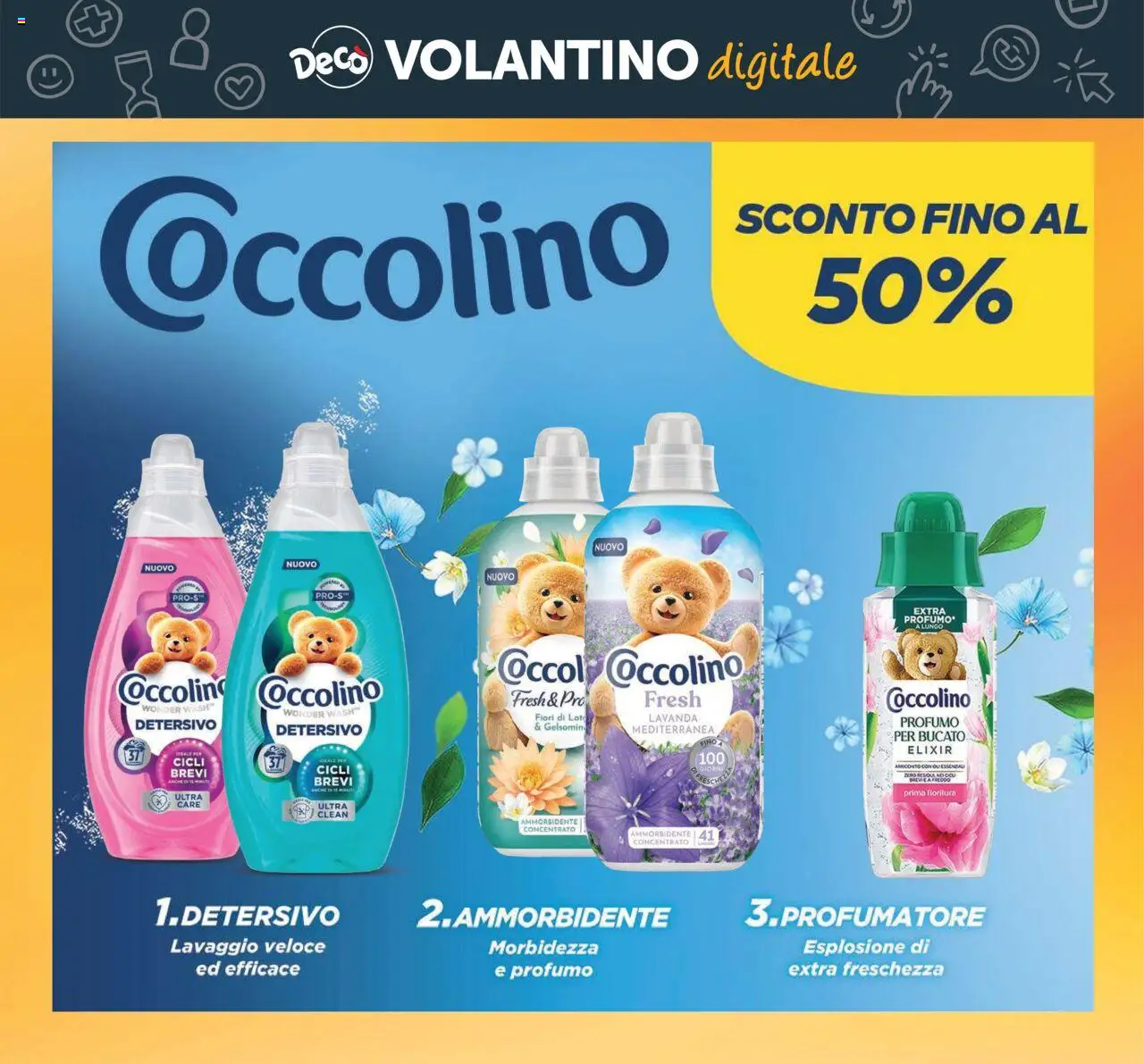 Volantino Decò del 23.09.2025 | Pagina: 31 | Prodotti: Ammorbidente, Lavanda, Profumo