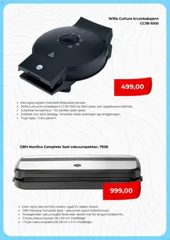 Forhåndsvisning av Clas Ohlson kundeavis gyldig fra 31.12.2025 | Side: 5 | Produkter: Krumkakejern, Суміш дитяча