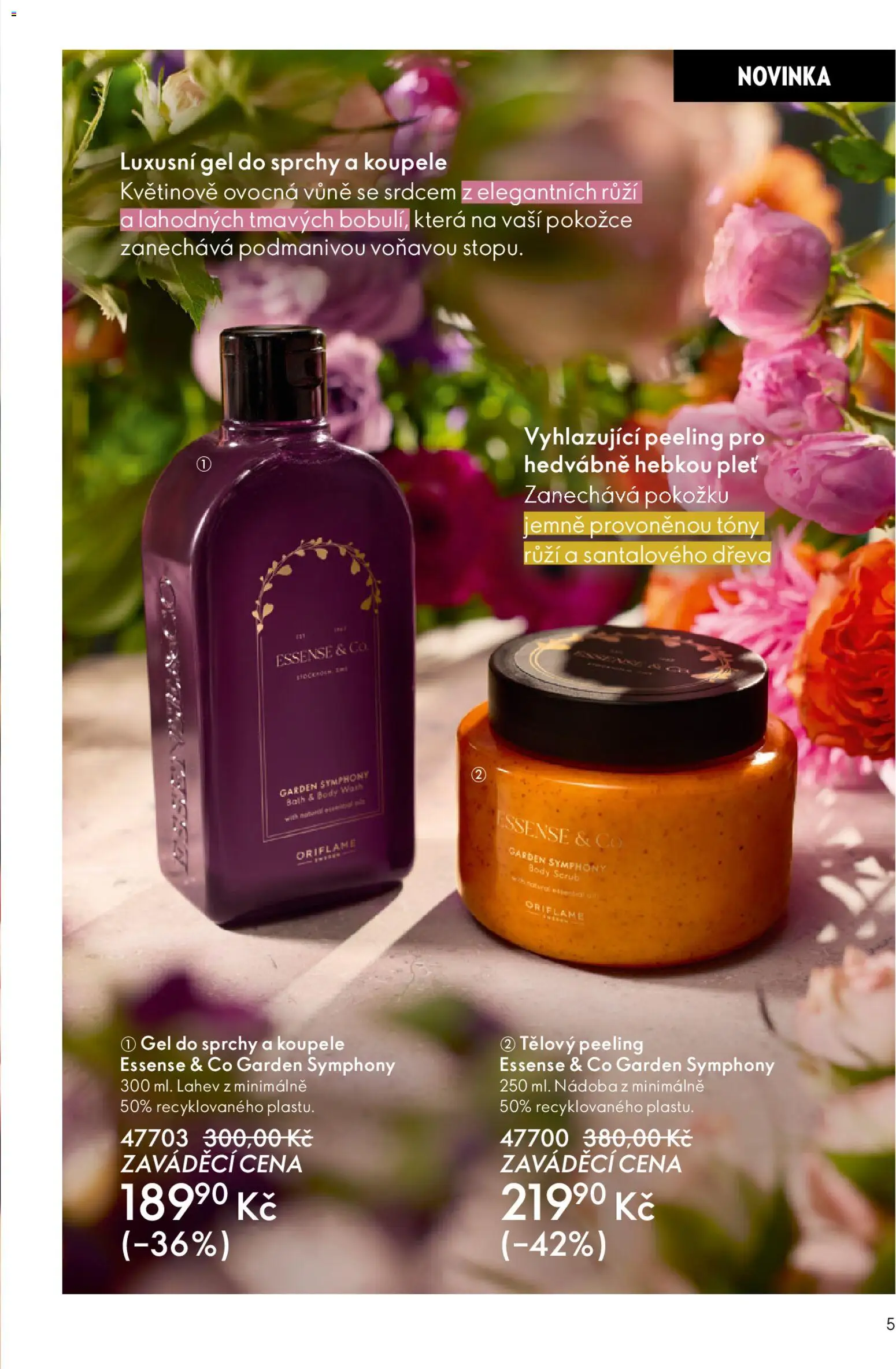 Oriflame katalog č. 05/2026 od 25.03.2026 | Strana: 5 | Produkty: Body, Láhev, Peeling