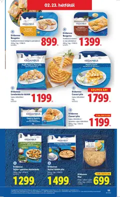 Lidl Akciós újság - amely érvényes a következő dátumtól: 19.02.2026 | Oldal: 53 | Termékek: Pita, Puff