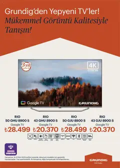 16.10.2025 tarihinden itibaren geçerli olan Arçelik kataloğu önizlemesi | Sayfa: 99 | Ürünler: TV, Televizyon