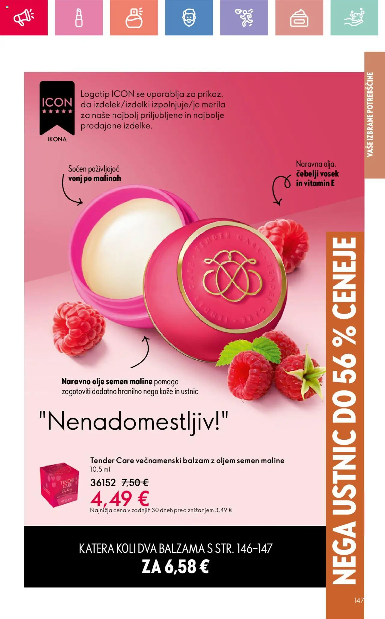 Oriflame katalog 12 │ velja od 24.08.2025 | Stran: 147 | Izdelki: Olje, Maline
