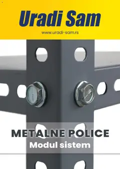 Uradi Sam metalne modularne police - pregled Uradi Sam kataloga - važi od 11.04.2024
