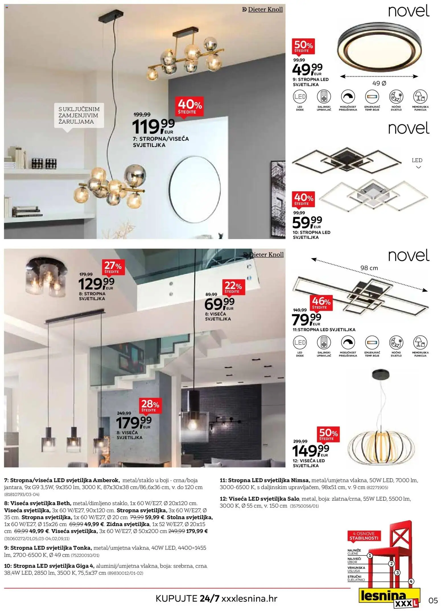 Lesnina katalog | vrijedi od 30.03.2026 | Stranica: 5 | Proizvodi: Svjetiljka