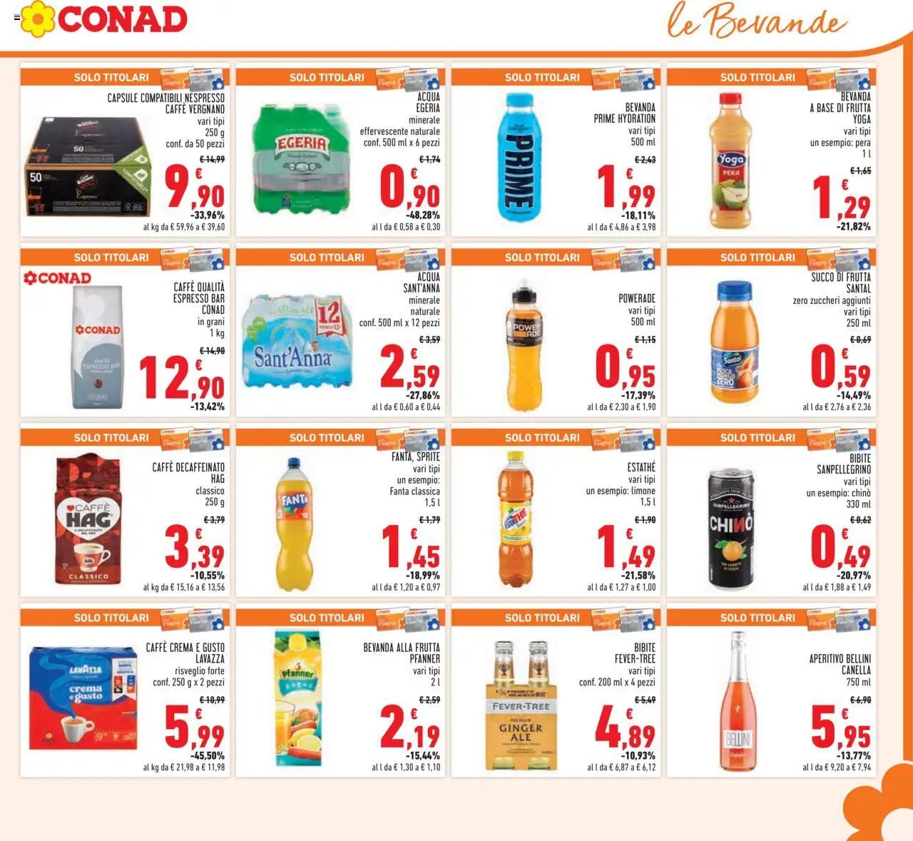 Volantino Conad del 13.08.2025 | Pagina: 15 | Prodotti: Limone, Bibite, Fanta, Mixer