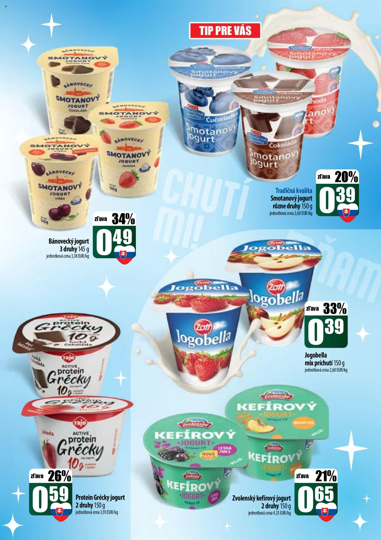 Nové COOP Jednota akcie – leták je platný od 11.12.2025 | Strana: 25 | Produkty: Jogurt, Protein, Grécky jogurt, Čokoláda