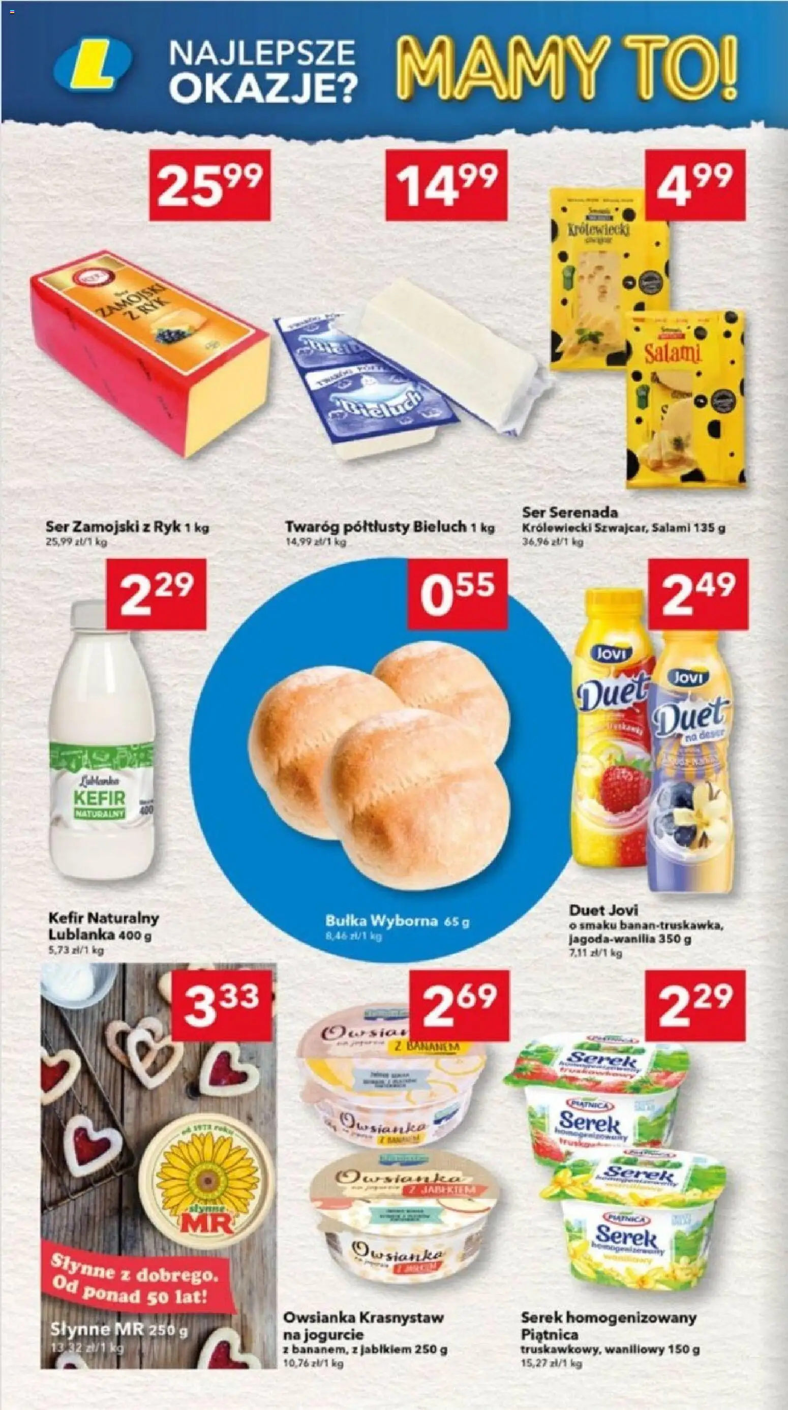 Lewiatan gazetka - Lublin od 19.02.2026 | Strona: 4 | Produkty: Kefir, Kefir naturalny, Bułka, Salami