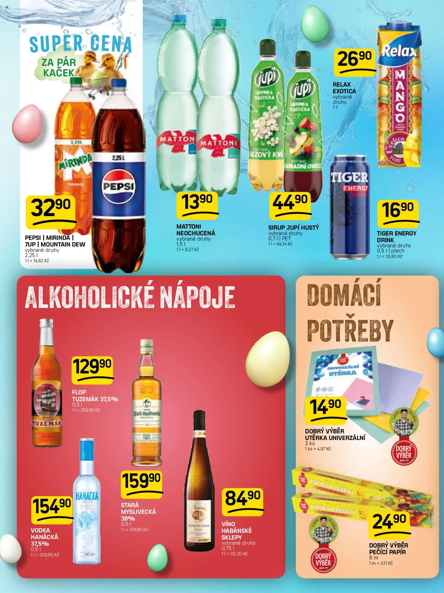 Flop leták od 04.03.2026 | Strana: 10 | Produkty: Tiger, Vodka, Stará myslivecká, Alkoholické nápoje
