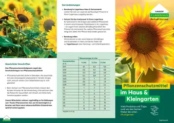 Lagerhaus Pflanzenschutzmittel für Haus & Garten ab 18.11.2025 gültig