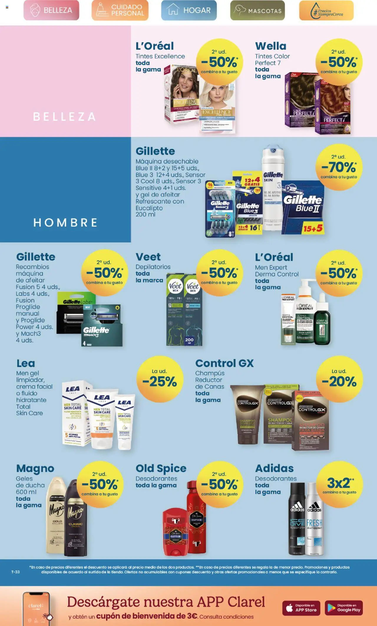 Clarel - folleto │ válido desde el 10.09.2025 | Página: 6 | Productos: Gel de afeitar, Máquina desechable, Crema, Ducha