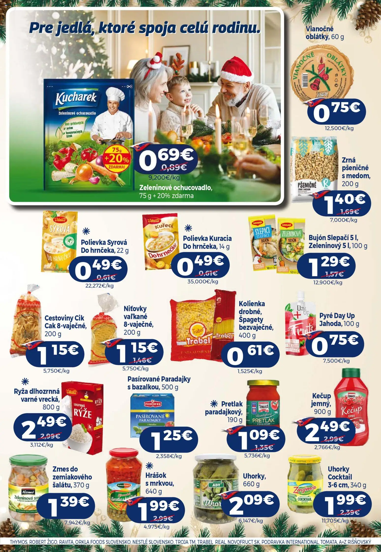 Nové Milk Agro akcie – leták je platný od 10.12.2025 | Strana: 11 | Produkty: Paradajky, Cestoviny, Hrášok, Špagety