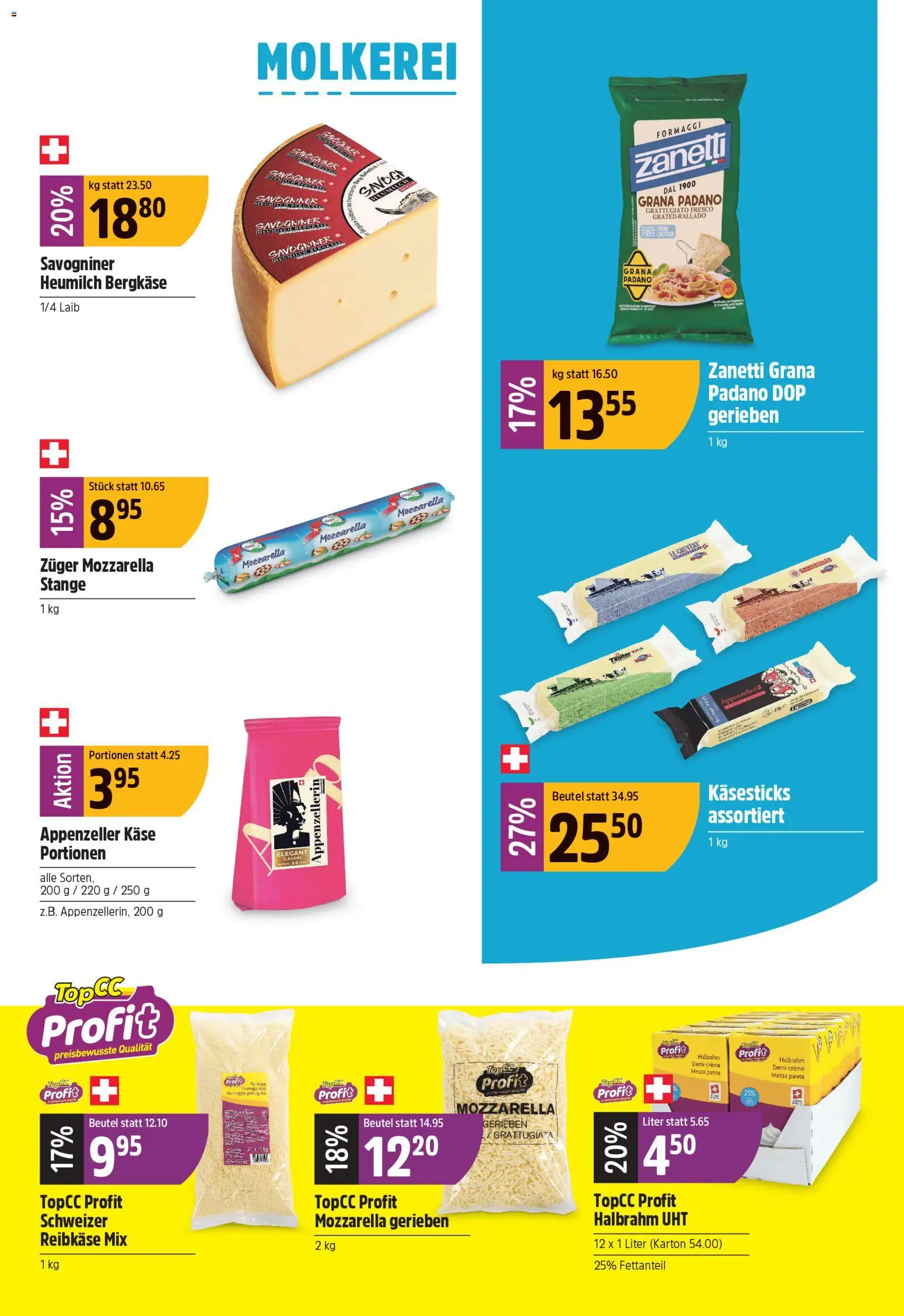 TopCC aktionen – gültig ab 27.04.2026 | Seite: 11 | Produkte: Käse