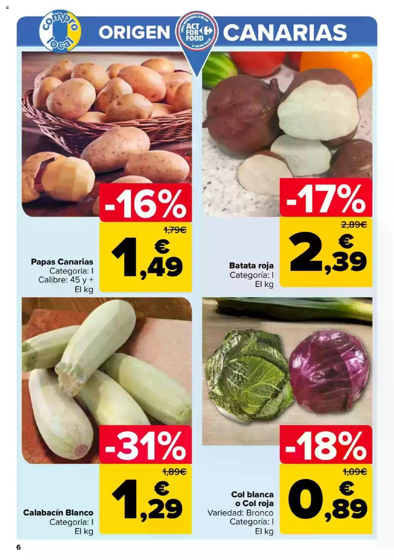Carrefour folleto │ válido desde el 09.06.2025 | Página: 6 | Productos: Calabacín, Σφουγγαρίστρα