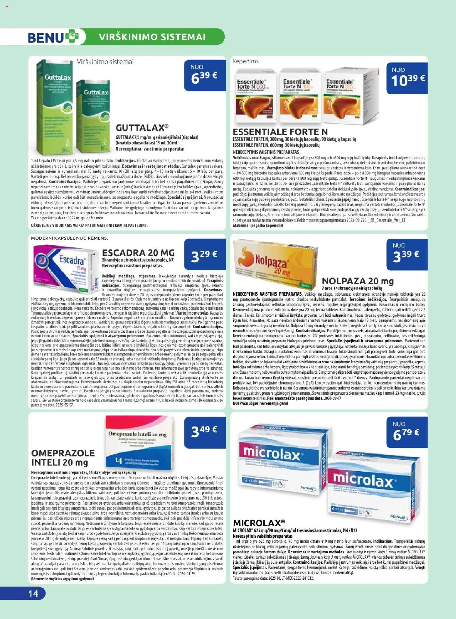 BENU akcijos nuo 01.01.2026 | Puslapis: 14 | Prekių: Aliejus