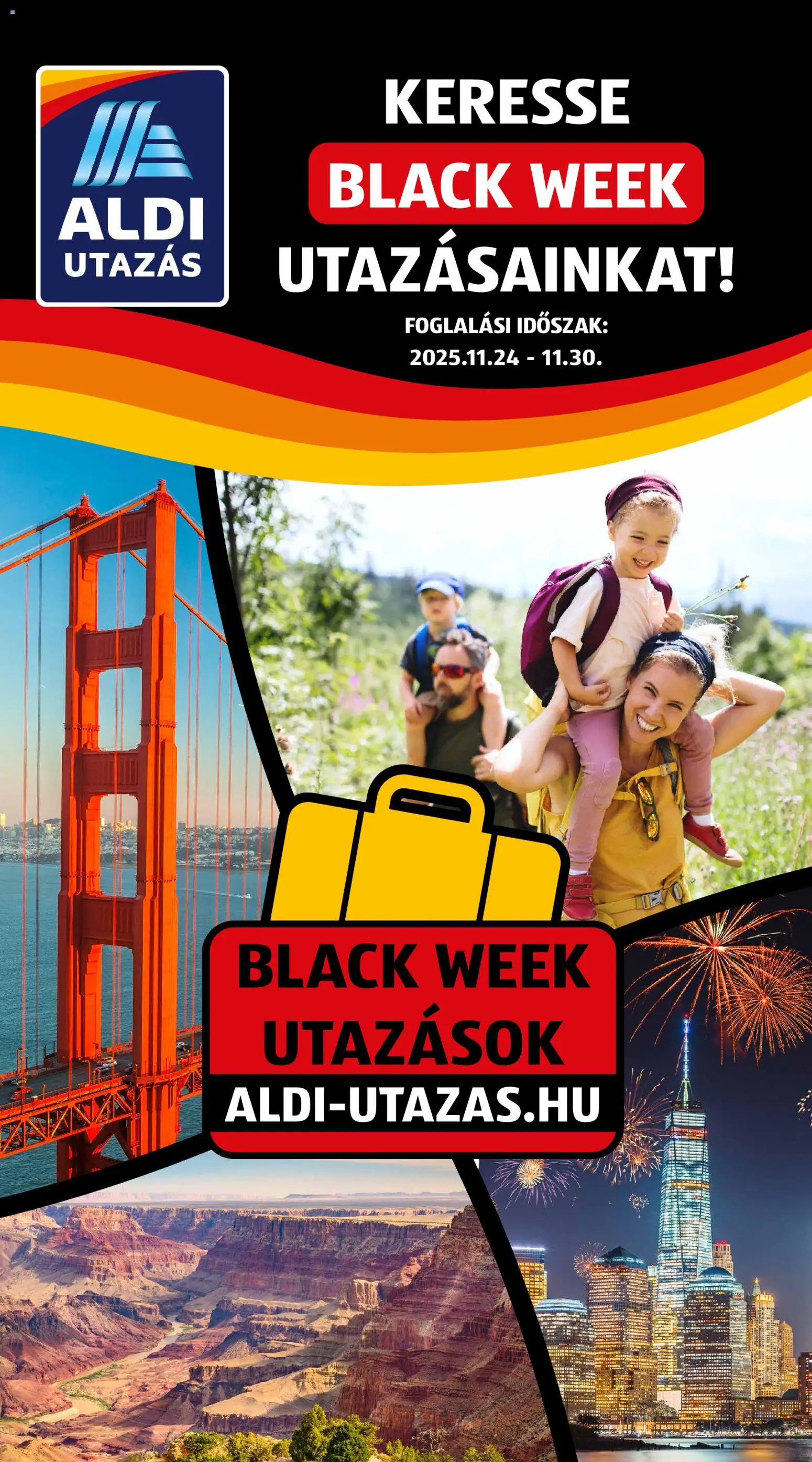 Aldi akciós ujság - amely érvényes a következő dátumtól: 24.11.2025 | Oldal: 1