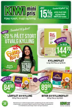 Forhåndsvisning av Kiwi kundeavis gyldig fra 15.09.2025