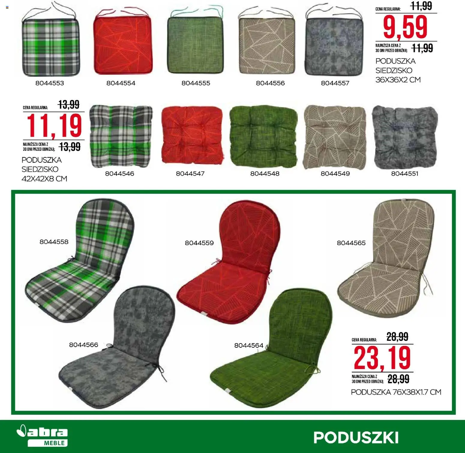Abra meble gazetka od 24.04.2026 | Strona: 16 | Produkty: Poduszka