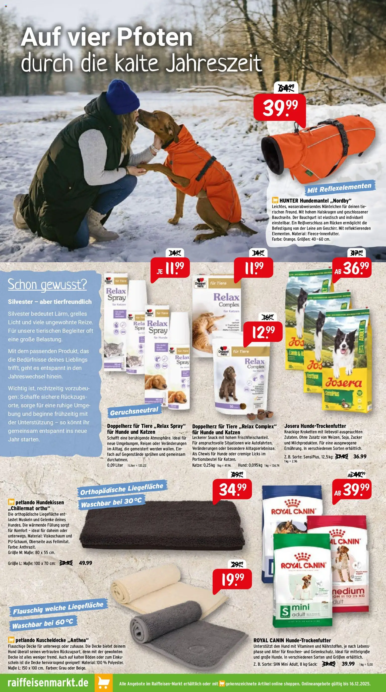 Raiffeisen Markt Prospekt 	 – gültig ab 01.12.2025 | Seite: 2 | Produkte: Decke, Zucker