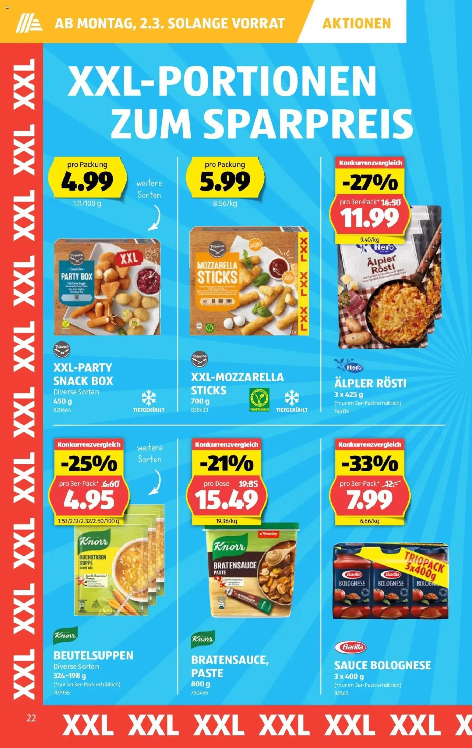 Aldi - Aldi Suisse: Wochenangebote – gültig ab 26.02.2026 | Seite: 22 | Produkte: Box, Barilla