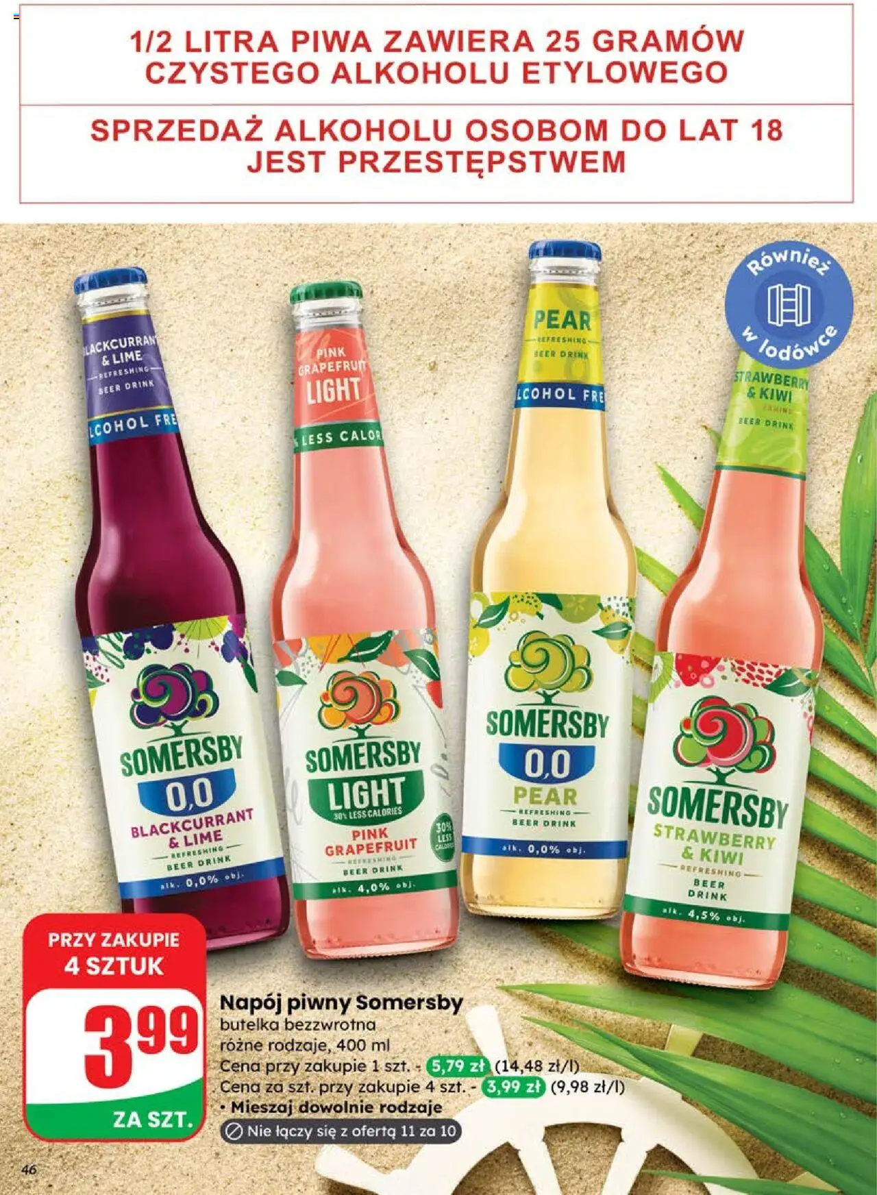 Dino Gazetka od 25.06.2025 | Strona: 46 | Produkty: Somersby, Kiwi