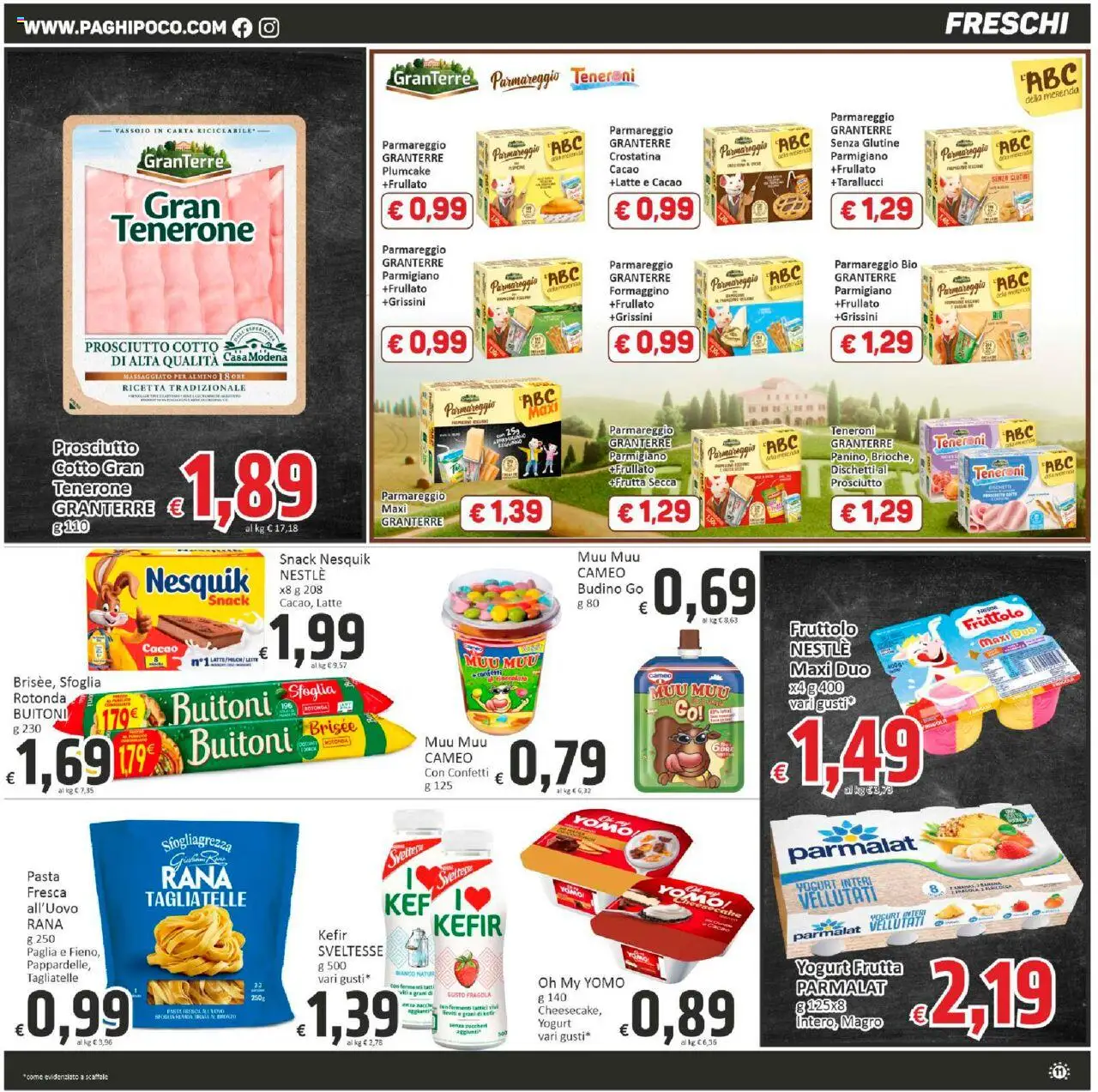 Volantino Paghi Poco del 19.09.2025 | Pagina: 11