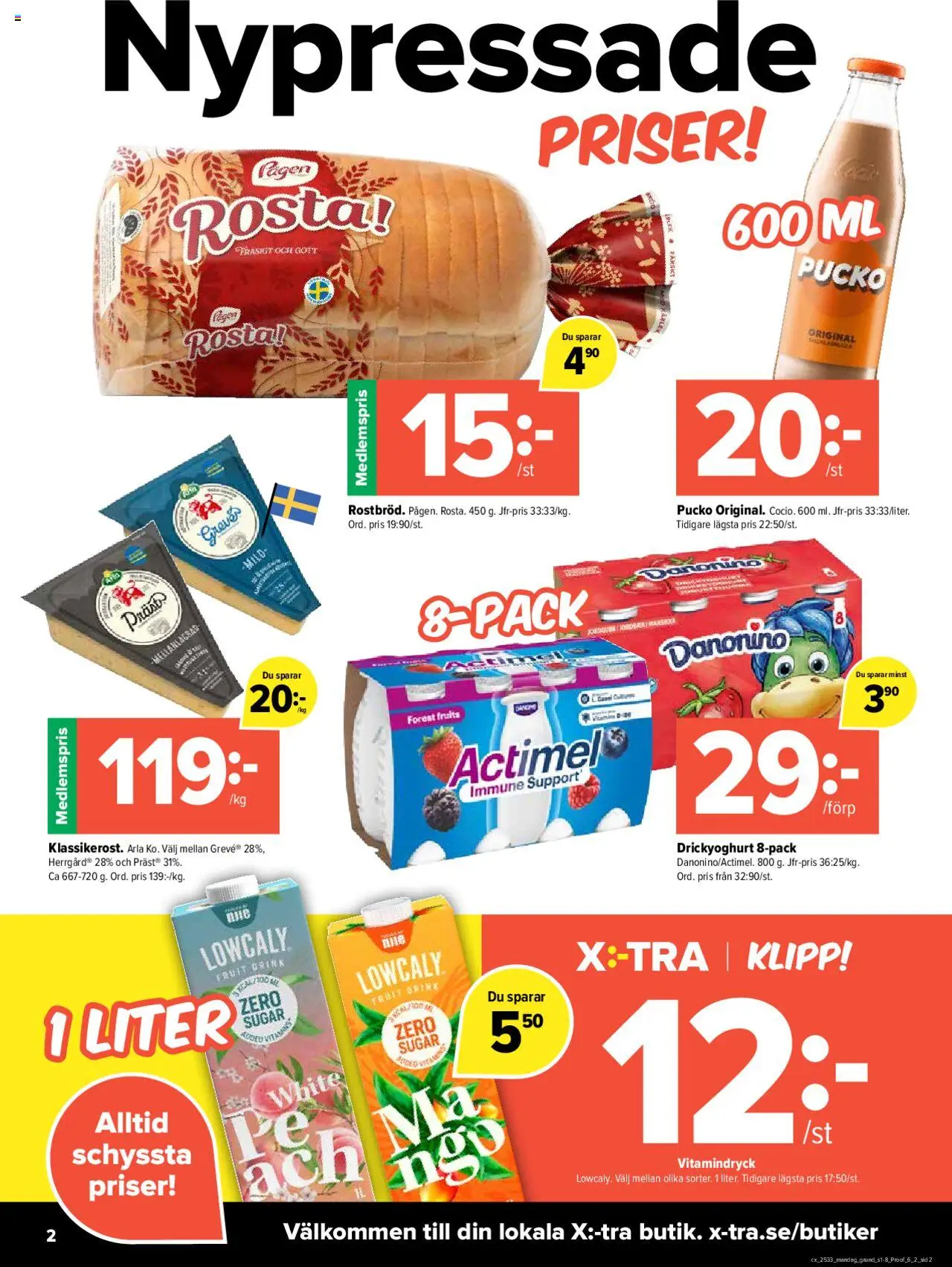Coop X:-TRA reklamblad aktuell från 11.08.2025 | Sida: 2