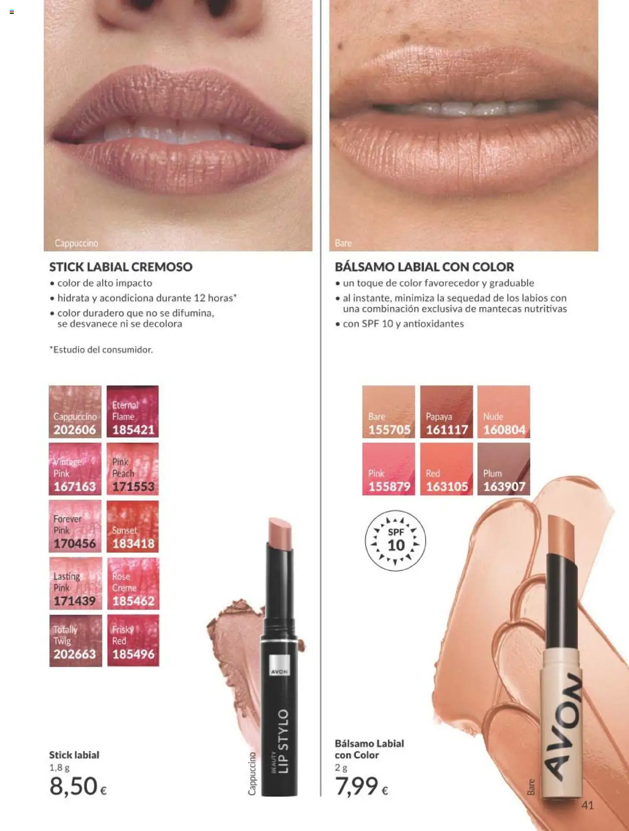 Catálogo AVON campaña 7 │ válido desde el 01.07.2025 | Página: 41 | Productos: Bálsamo labial