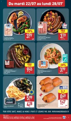  | Page: 7 | Produits: Cuisses de poulet, Crevettes, Moules de bouchot, Porc