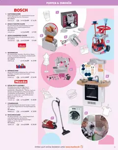 Müller Spielwarenkatalog ab 27.10.2025 gültig | Seite: 55 | Produkte: Bosch, Mixer, Toaster, Waschmaschine